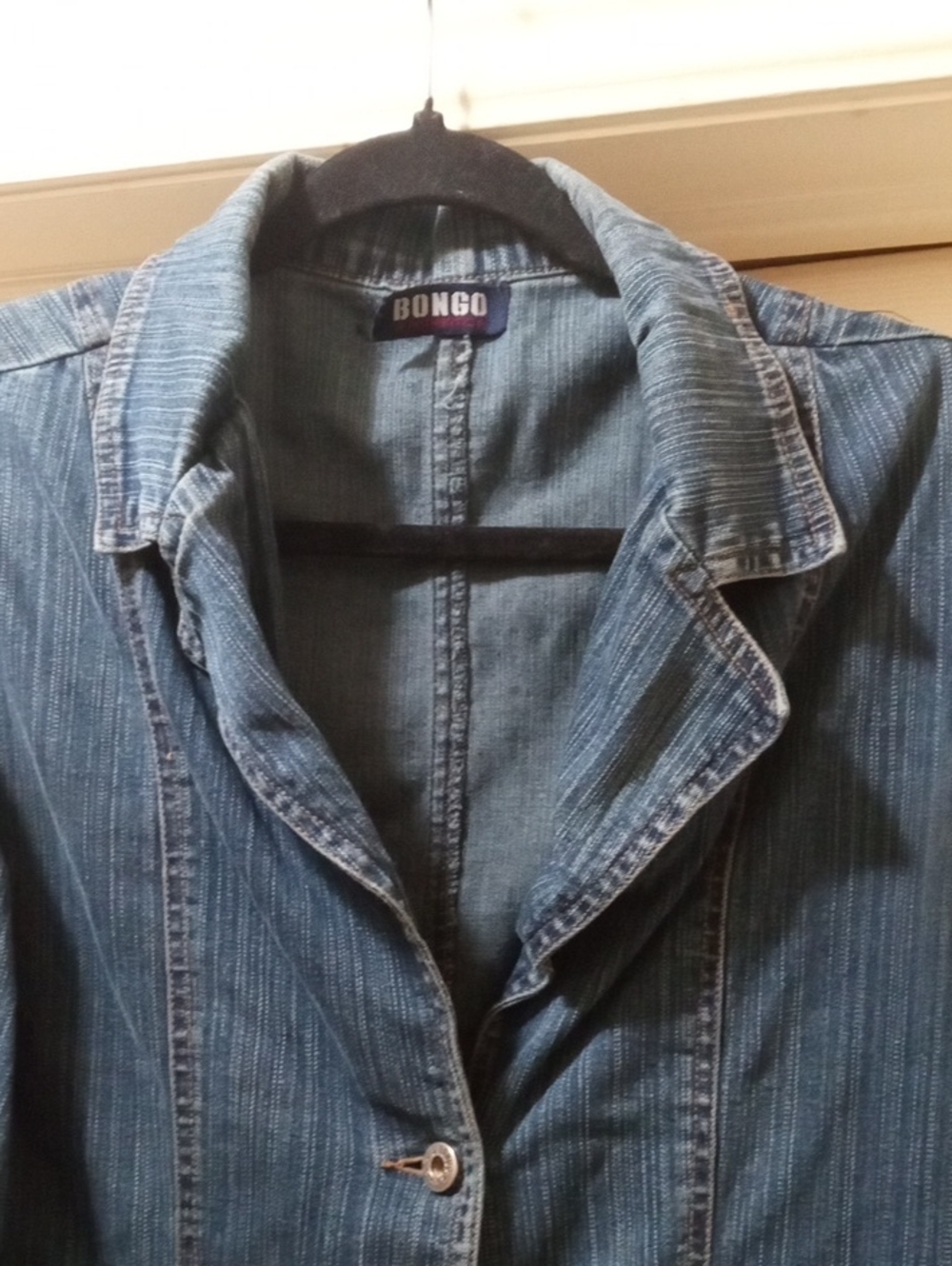 Denim Blazer Jacket - Blue - Picture 3 of 5